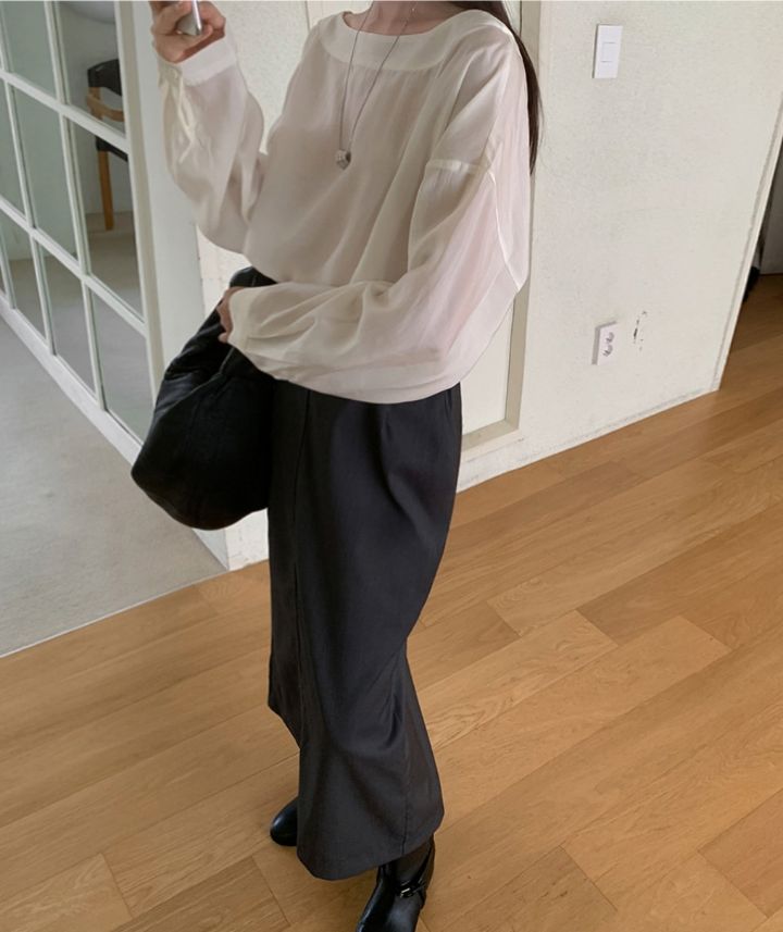 LIVE FOREVER東大門㊣代購女士新品真品熱賣職業人氣長裙系帶LIVE FOR_EVER長裙