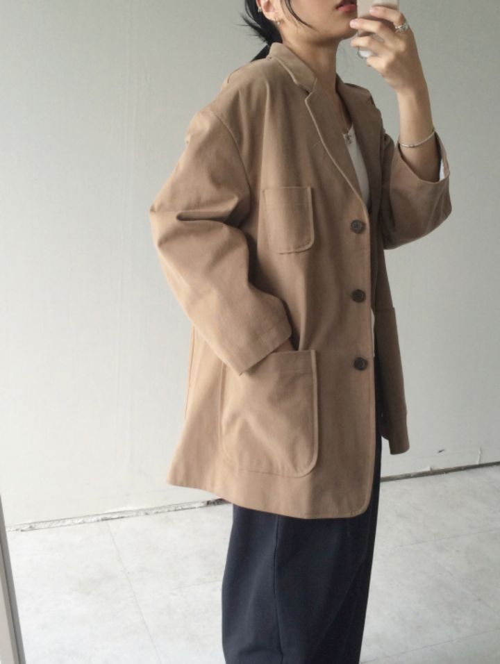 LIVE FOREVER東大門㊣實拍女裝新品休閑職業推薦25秋冬夾克LIVE FOR_EVER夾克