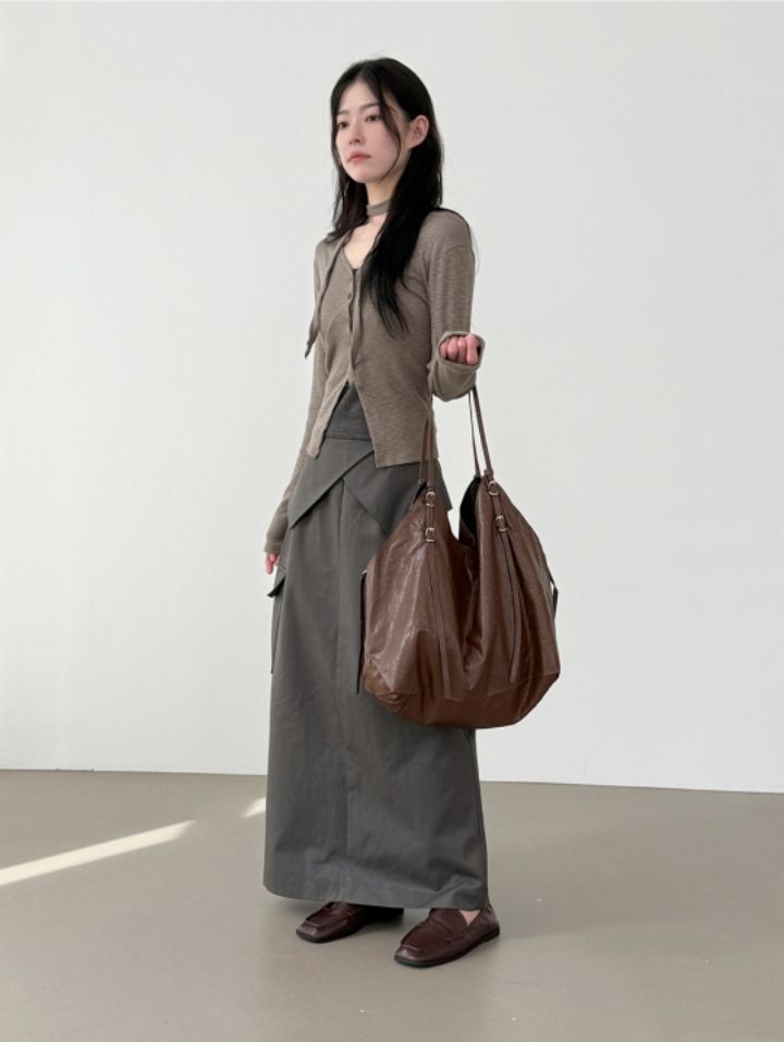 LIVE FOREVER東大門㊣直郵女士新品休閑時尚職業推薦真品長裙LIVE FOR_EVER長裙