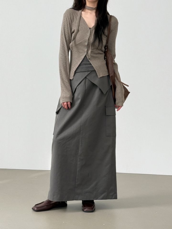 LIVE FOREVER東大門㊣直郵女士新品休閑時尚職業推薦真品長裙LIVE FOR_EVER長裙