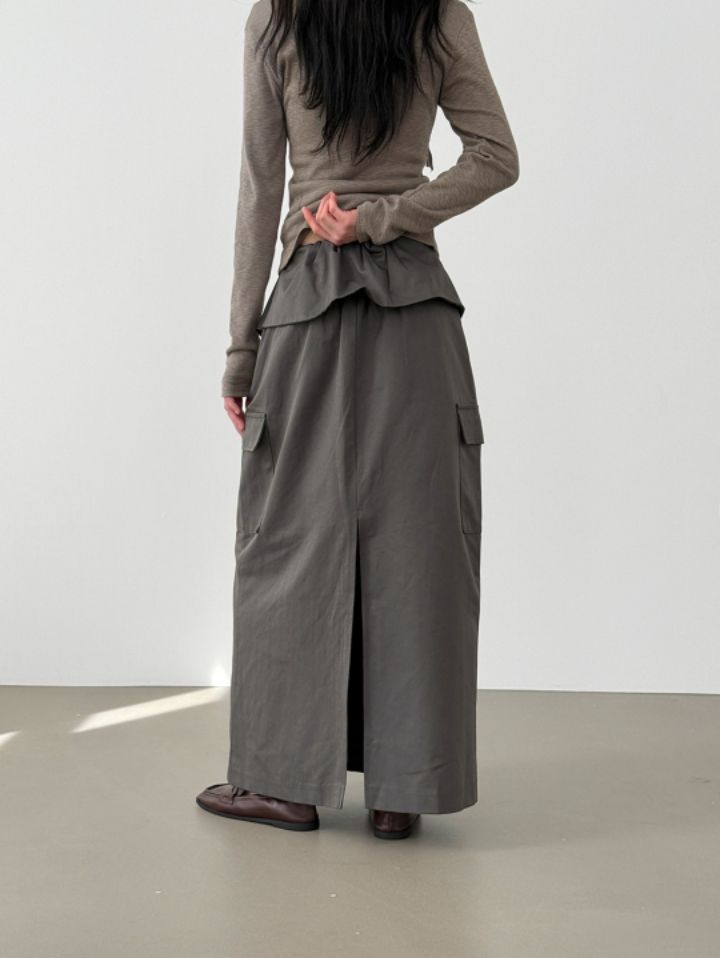 LIVE FOREVER東大門㊣直郵女士新品休閑時尚職業推薦真品長裙LIVE FOR_EVER長裙