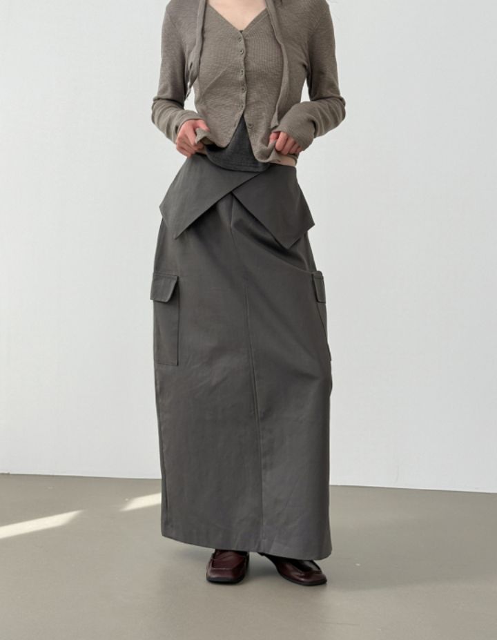 LIVE FOREVER東大門㊣直郵女士新品休閑時尚職業推薦真品長裙LIVE FOR_EVER長裙圖色2