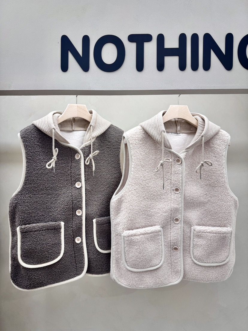 NOTHING東大門㊣代購女士新品推薦時尚休閑25秋冬人氣真品馬甲NOTHING馬甲