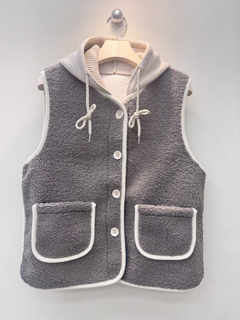 NOTHING東大門㊣代購女士新品推薦時尚休閑25秋冬人氣真品馬甲NOTHING馬甲