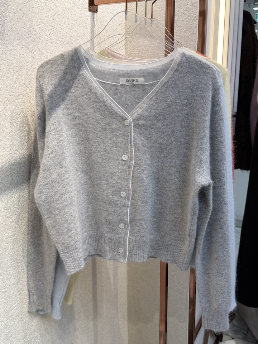 SYMBOL韓國代購㊣女裝新品時尚熱賣職業休閑25秋冬人氣針織衫SYMBOL針織衫圖色2