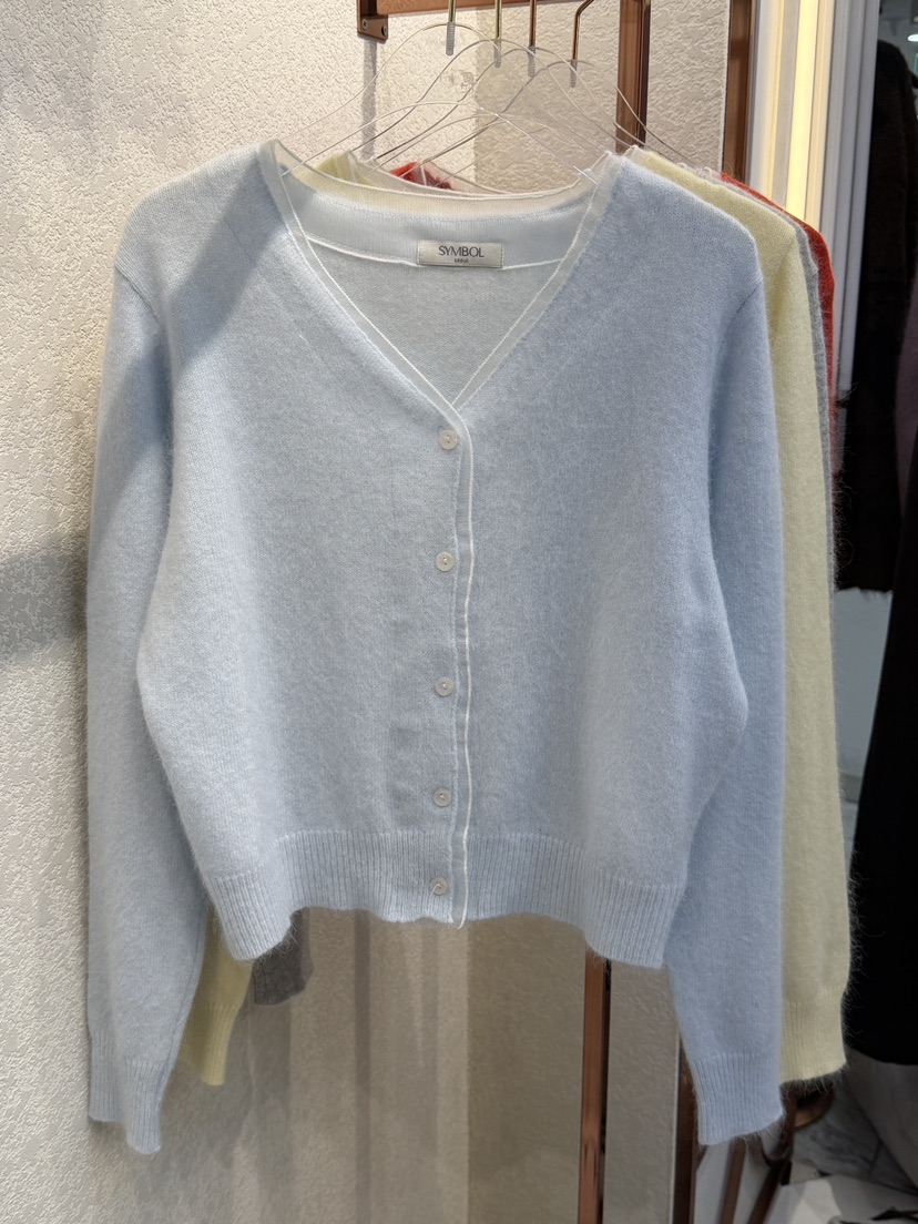 SYMBOL韓國代購㊣女裝新品時尚熱賣職業休閑25秋冬人氣針織衫SYMBOL針織衫圖色3