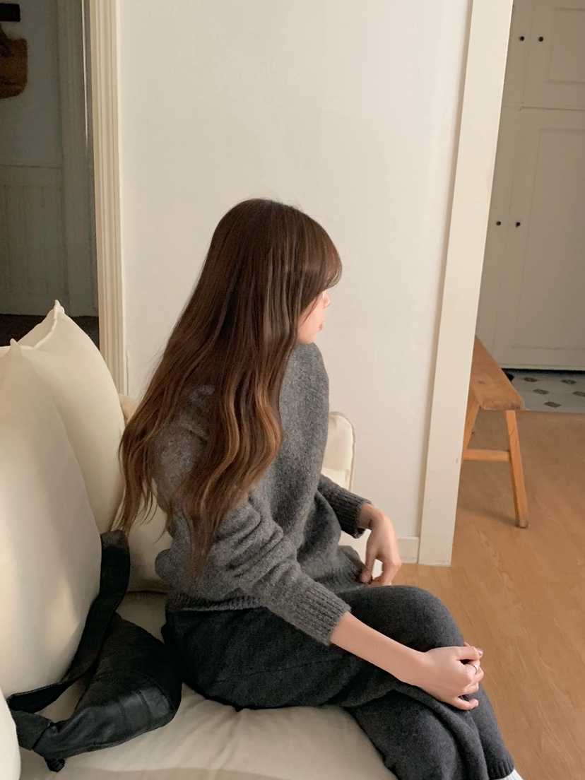 LEGACY韓國代購㊣女裝新款推薦熱賣職業休閑毛衣羊駝毛兜帽LEGACY毛衣