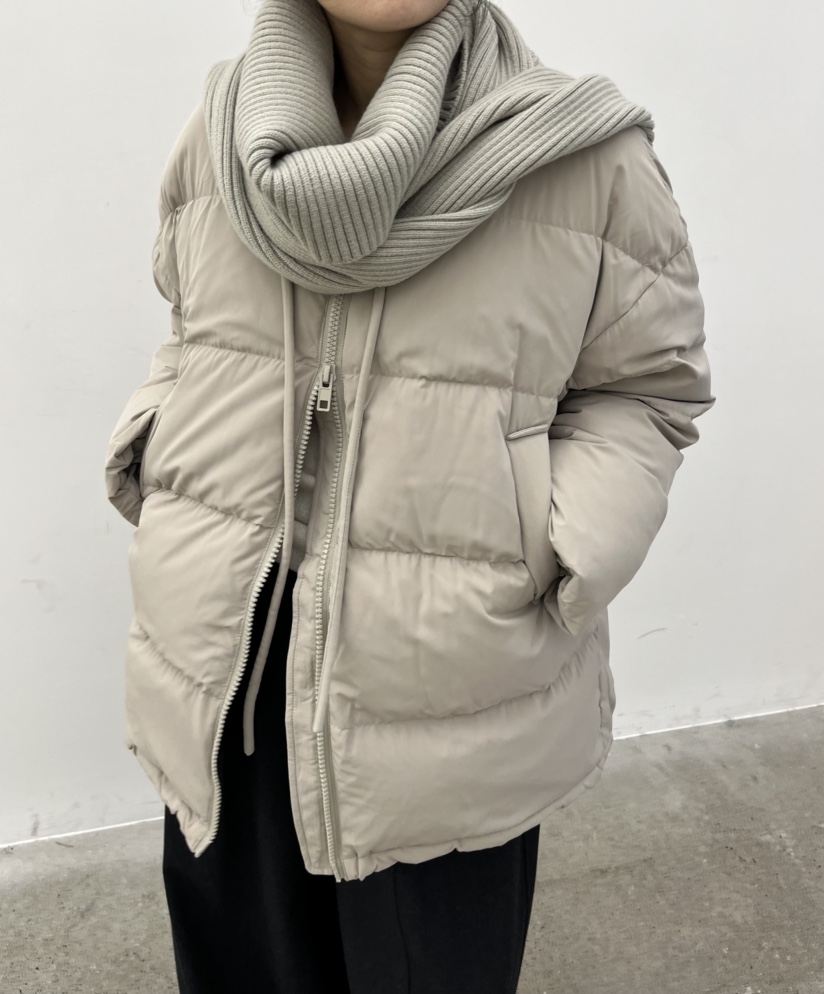 DARAK韓國代購㊣女士新款推薦休閑職業25秋冬短款棉服含圍巾DARAK短款棉服