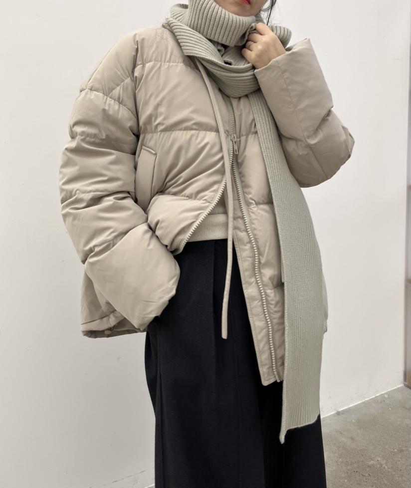 DARAK韓國代購㊣女士新款推薦休閑職業25秋冬短款棉服含圍巾DARAK短款棉服