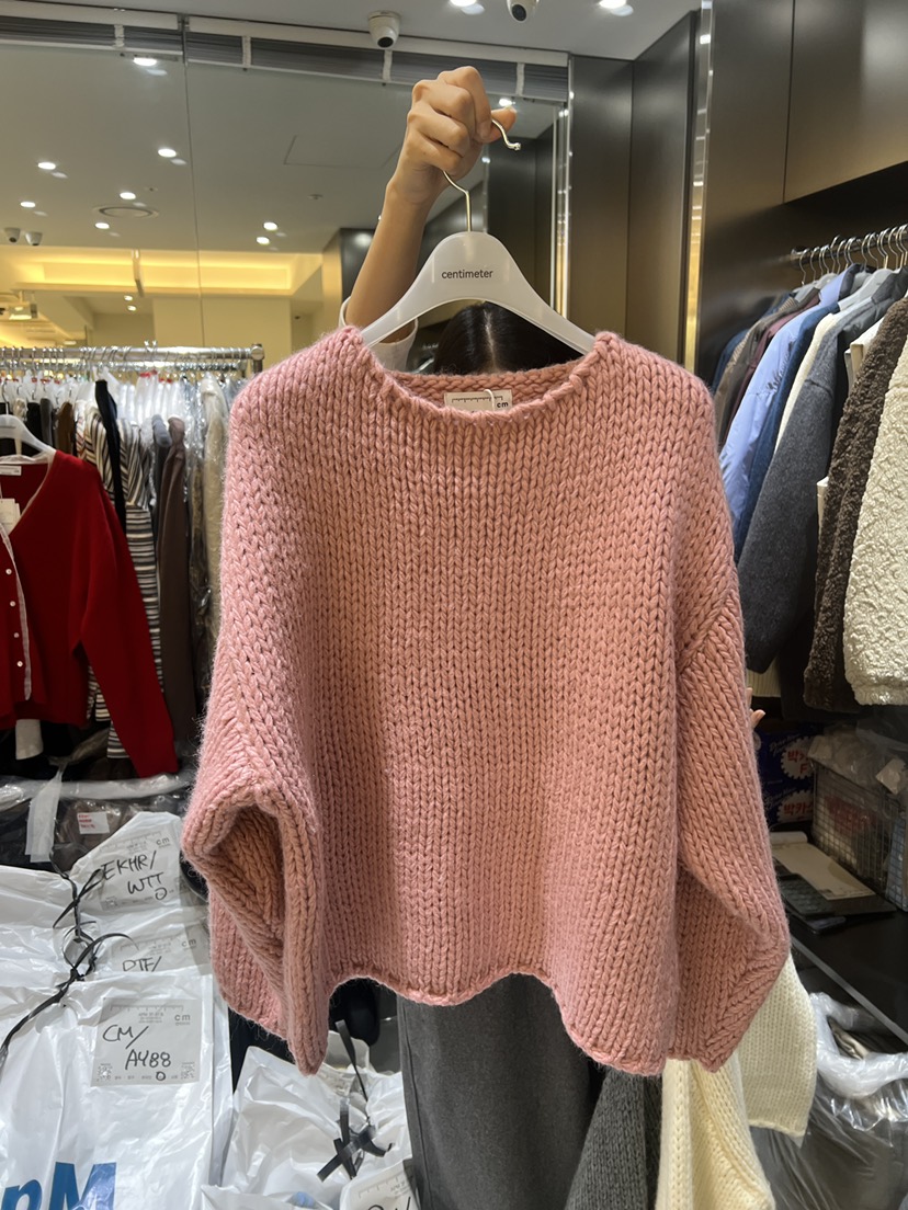 CM韓國代購㊣女裝新品休閑推薦時尚真品人氣職業25秋冬毛衣CM_centimeter毛衣圖色2