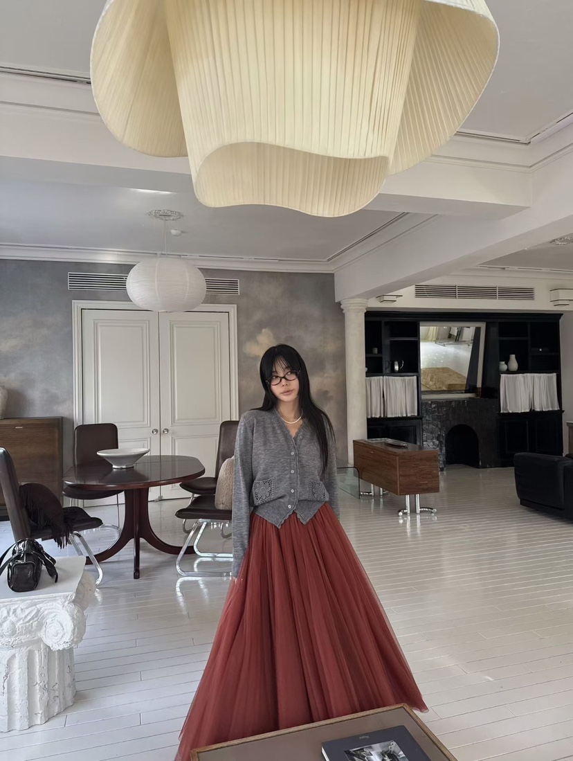 BY FLOW東大門㊣代購女裝新款人氣真品25秋冬職業長裙打折BY FLOW長裙