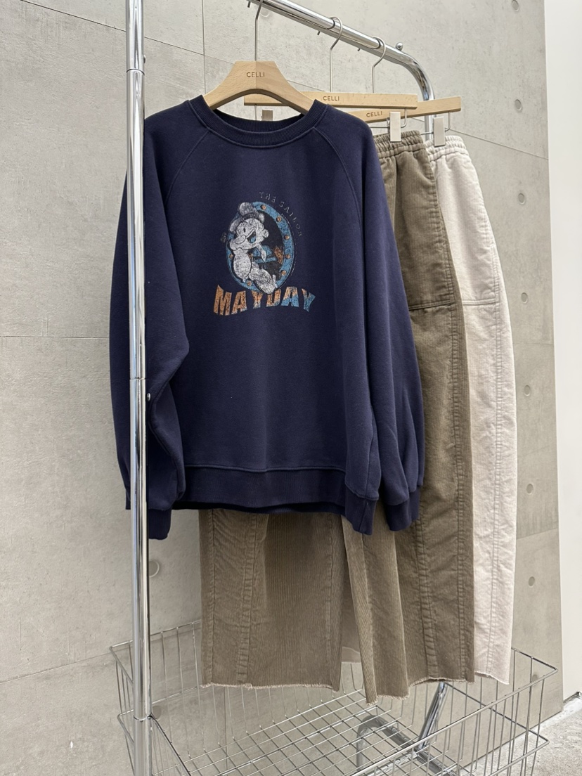 CELLI東大門㊣直郵女士新品休閑推薦職業25秋冬衛衣大力水手抓絨CELLI衛衣