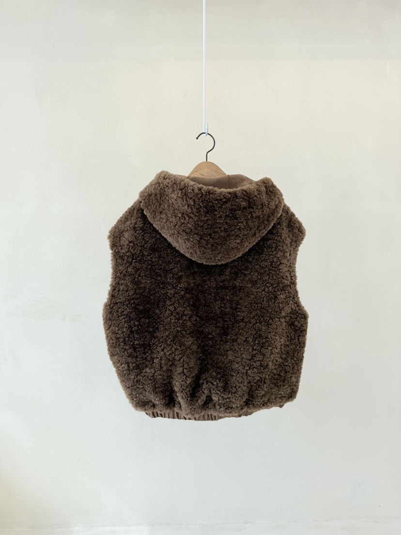 LAUNDRY東大門㊣直郵女裝新款真品人氣時尚職業馬甲抓絨連帽LAUNDRY馬甲