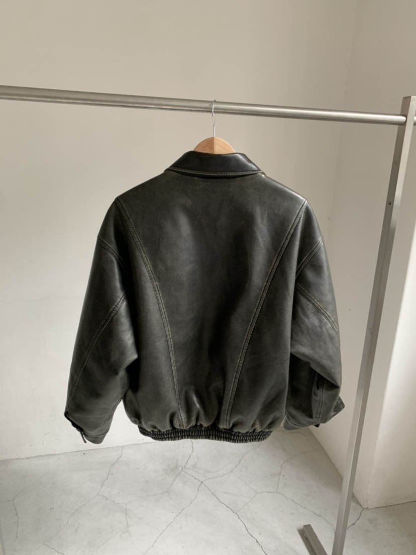 BETONE韓國直郵㊣女士新品25秋冬休閑熱賣推薦皮衣皮革絎縫BETONE皮衣