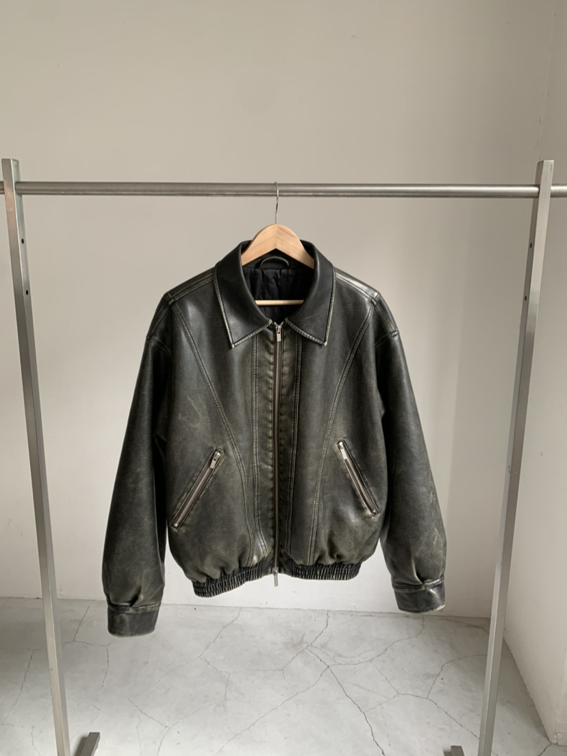 BETONE韓國直郵㊣女士新品25秋冬休閑熱賣推薦皮衣皮革絎縫BETONE皮衣