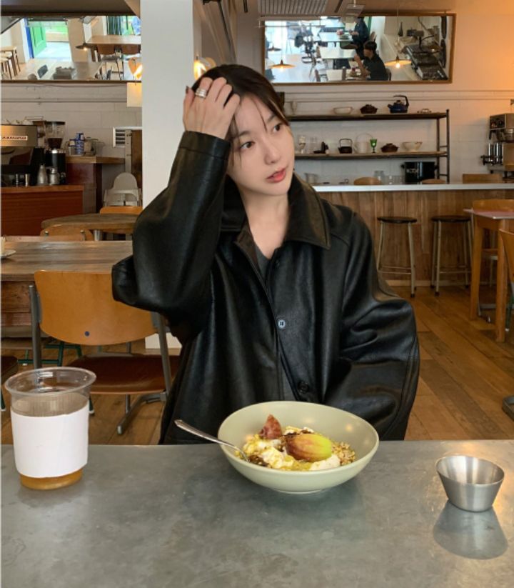 LIVE FOREVER東大門㊣代購女士新款人氣休閑職業中長款大衣絨LIVE FOR_EVER中長款大衣