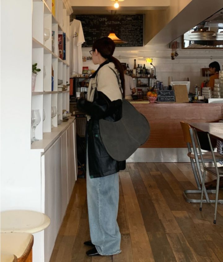 LIVE FOREVER東大門㊣代購女士新款人氣休閑職業中長款大衣絨LIVE FOR_EVER中長款大衣