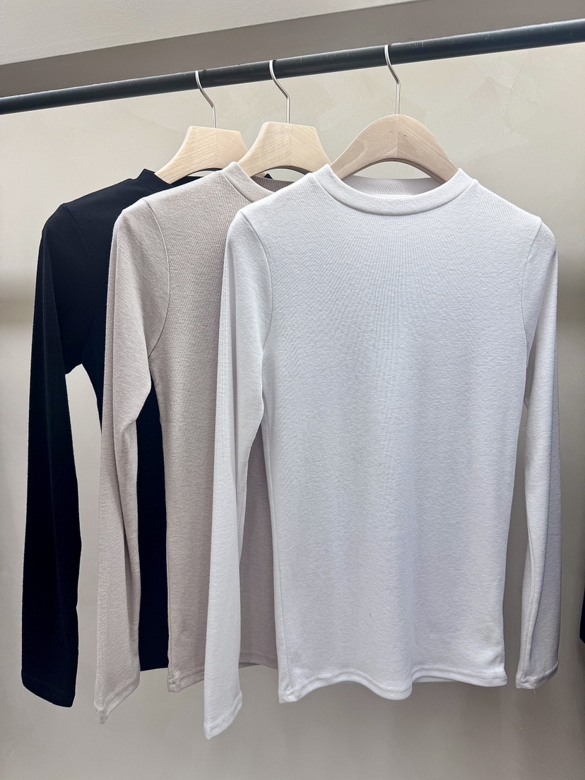 NOTHING韓國直郵㊣女裝新品推薦真品時尚熱賣人氣長袖T恤絨NOTHING長袖T恤