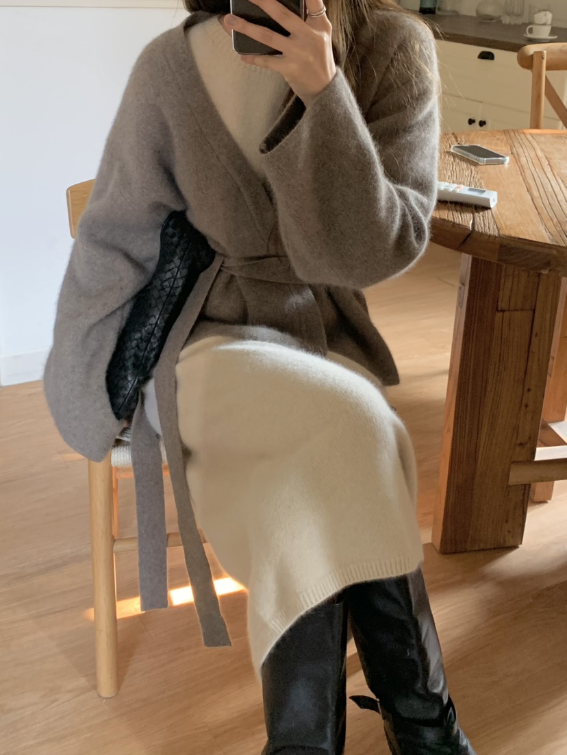 LEGACY東大門㊣直郵女裝新品休閑真品短款大衣含腰帶浣熊開衫LEGACY短款大衣