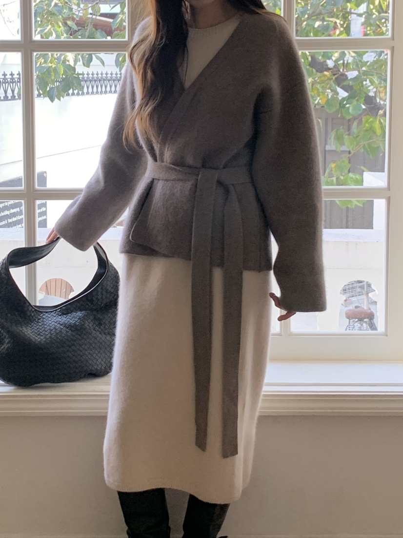 LEGACY東大門㊣直郵女裝新品休閑真品短款大衣含腰帶浣熊開衫LEGACY短款大衣