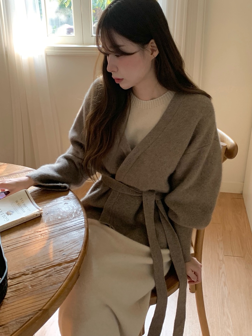 LEGACY東大門㊣直郵女裝新品休閑真品短款大衣含腰帶浣熊開衫LEGACY短款大衣