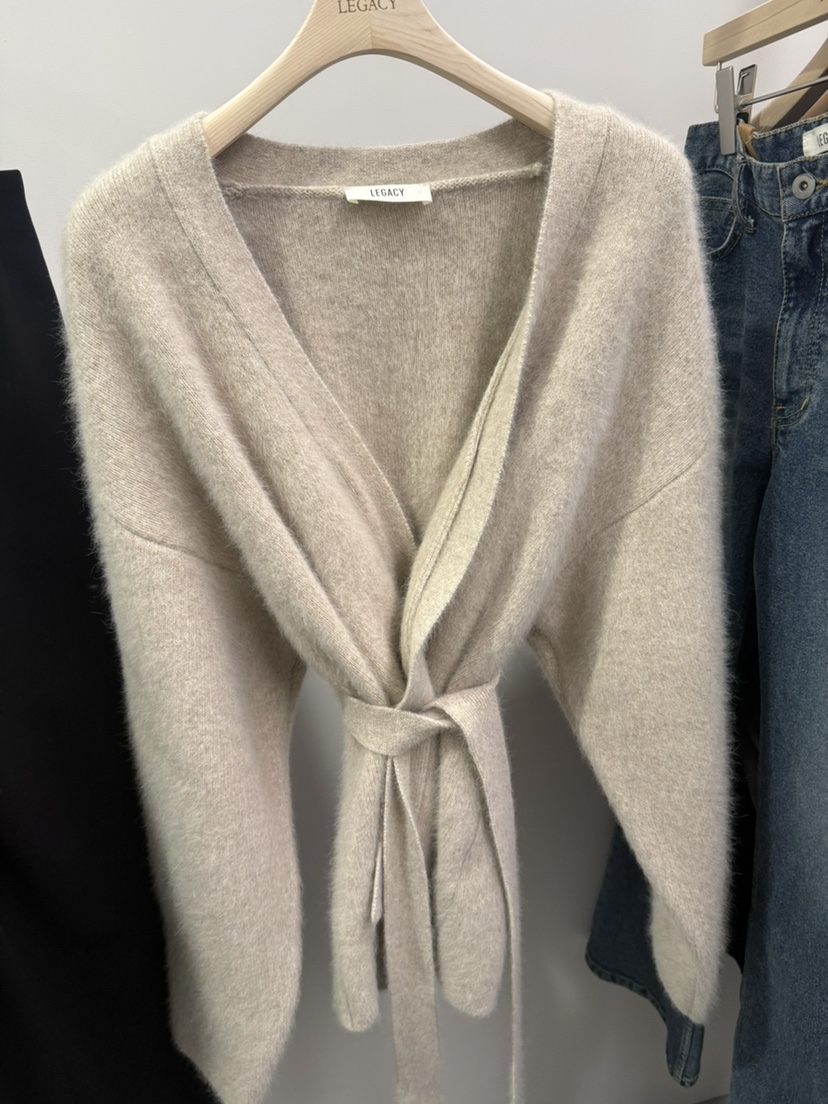 LEGACY東大門㊣直郵女裝新品休閑真品短款大衣含腰帶浣熊開衫LEGACY短款大衣圖色2