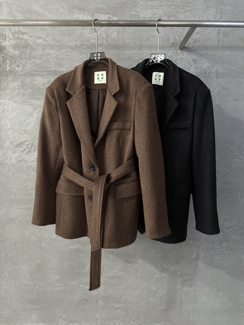 COME OPEN東大門㊣代購女士新款職業熱賣休閑時尚夾克腰帶COMP-(COME OPEN)夾克