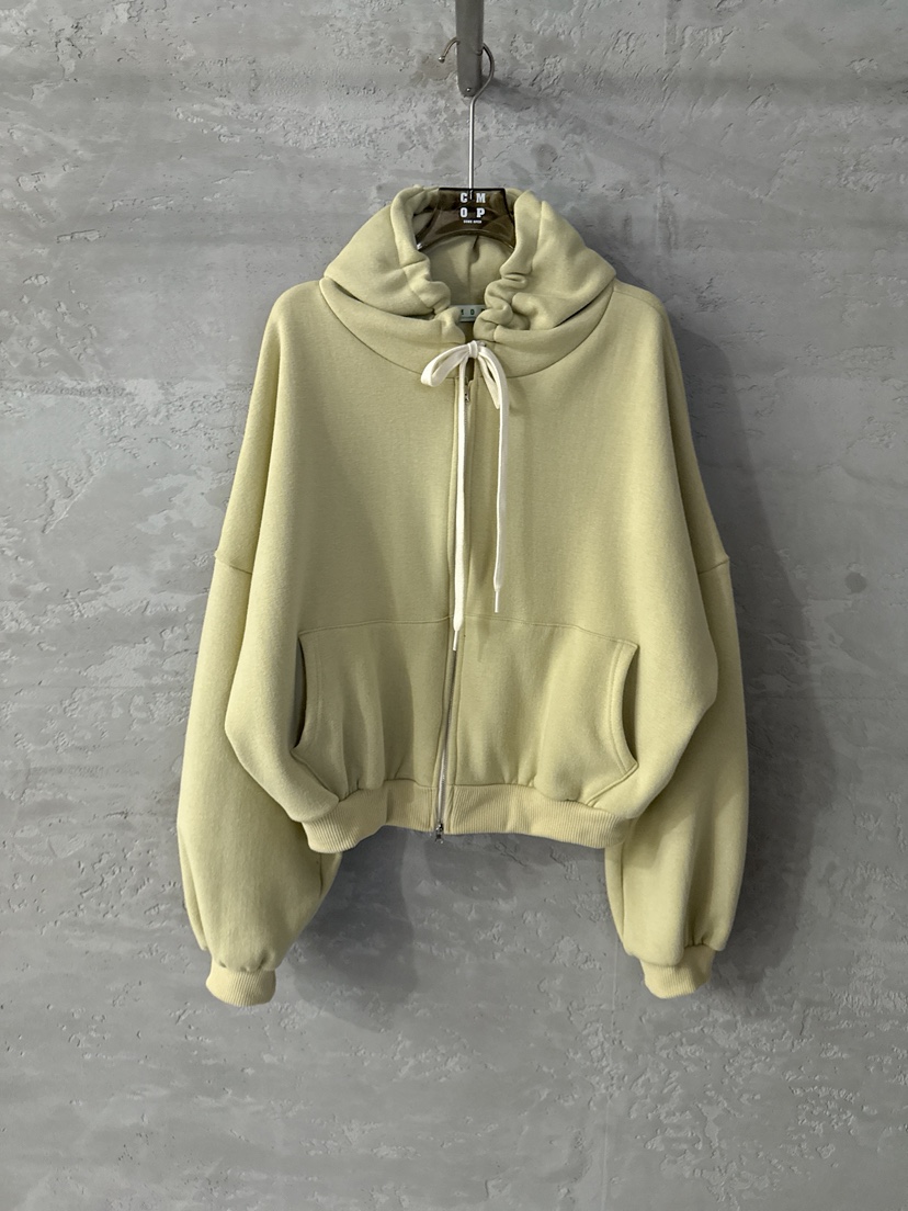 COME OPEN韓國代購㊣女士新款真品25秋冬衛衣連帽拉鏈衫加絨COMP-(COME OPEN)衛衣