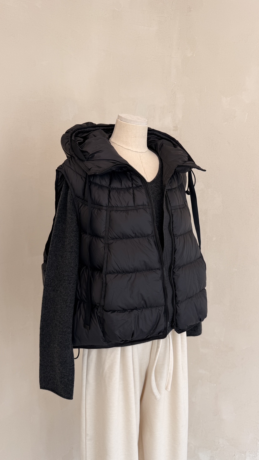 LAUNDRY韓國代購㊣女士新品時尚熱賣25秋冬馬甲不含內搭鴨絨LAUNDRY馬甲