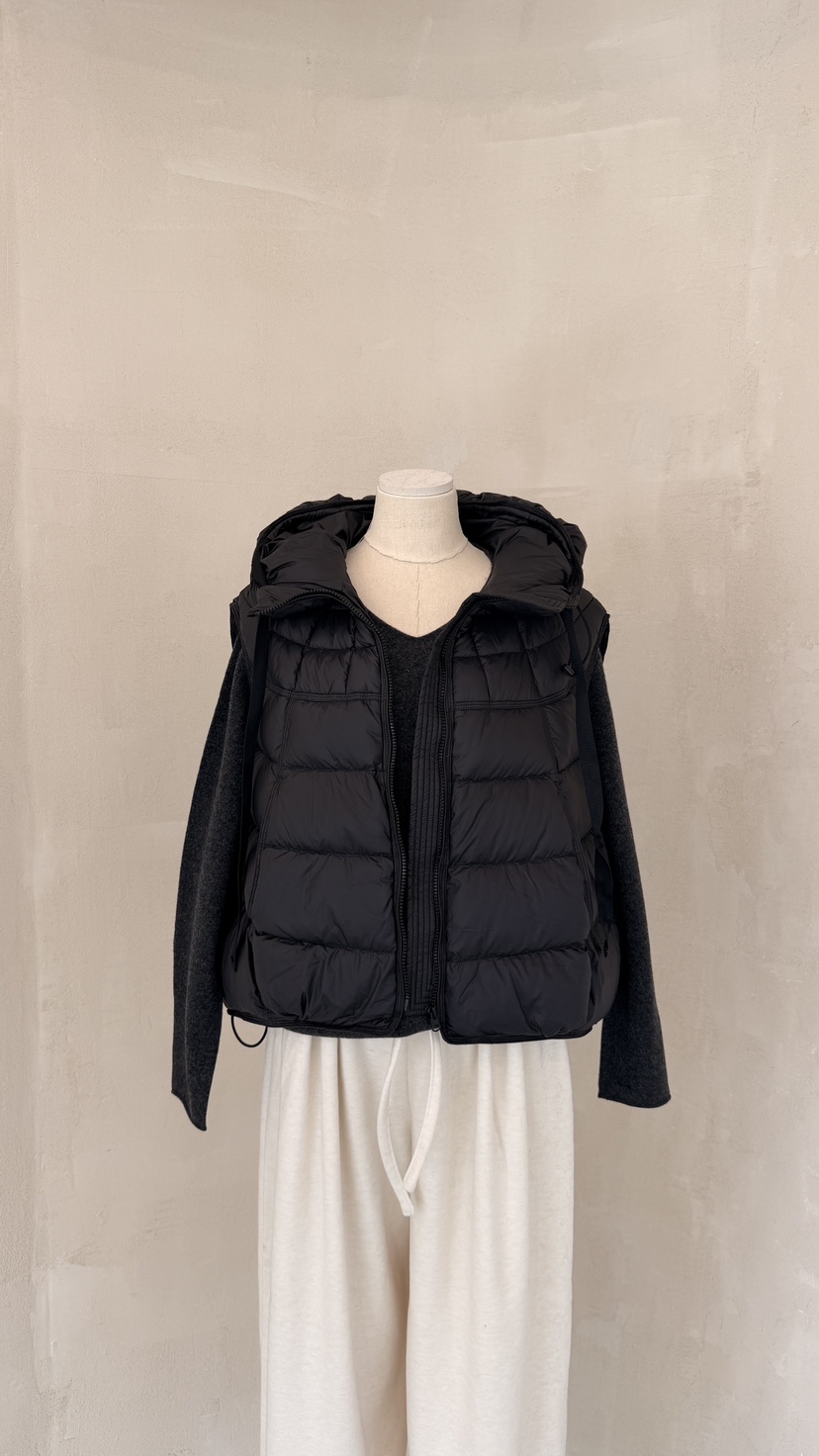 LAUNDRY韓國代購㊣女士新品時尚熱賣25秋冬馬甲不含內搭鴨絨LAUNDRY馬甲圖色2