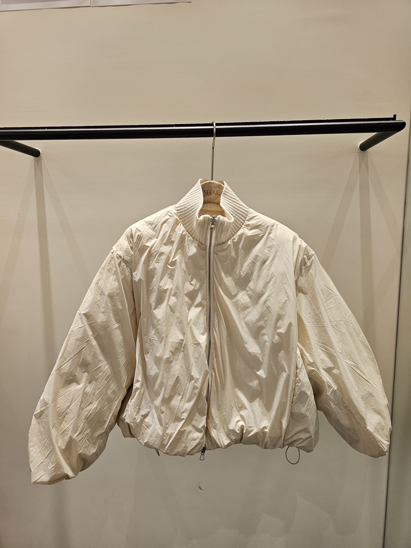 NEOUL東大門㊣代購女裝新款職業推薦熱賣真品25秋冬短款棉服雙面NEOUL/ahin雙領標簽短款棉服