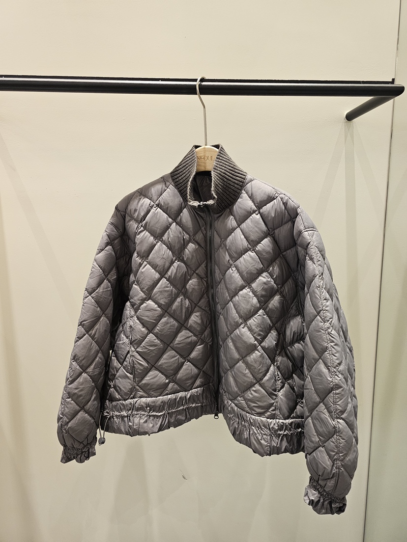 NEOUL東大門㊣代購女裝新款職業推薦熱賣真品25秋冬短款棉服雙面NEOUL/ahin雙領標簽短款棉服圖色2