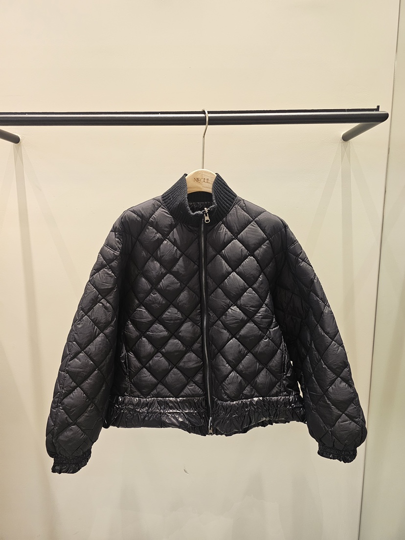 NEOUL東大門㊣代購女裝新款職業推薦熱賣真品25秋冬短款棉服雙面NEOUL/ahin雙領標簽短款棉服圖色3