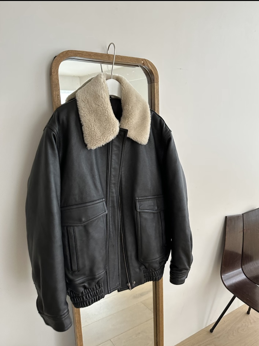 JEONG GAM STUDIOS東大門㊣直郵女裝新款熱賣休閑皮衣羊皮JEONG GAM皮衣