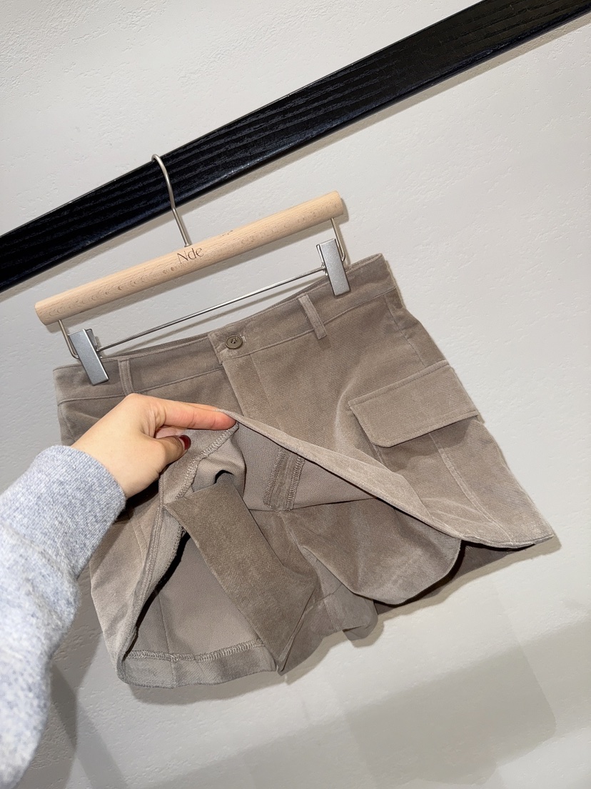 NDE韓國代購㊣女裝新品推薦休閑時尚真品人氣25秋冬裙褲工裝NDE裙褲