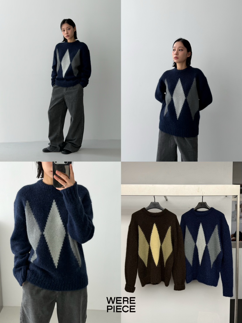 KARE/WEREPIECE韓國代購㊣女裝新品熱賣真品時尚人氣針織衫KARE/WEREPIECE針織衫