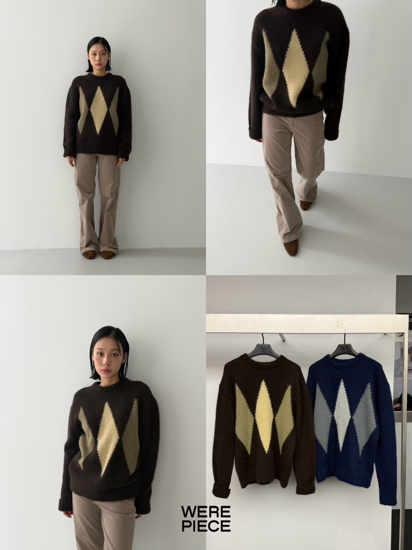 KARE/WEREPIECE韓國代購㊣女裝新品熱賣真品時尚人氣針織衫KARE/WEREPIECE針織衫