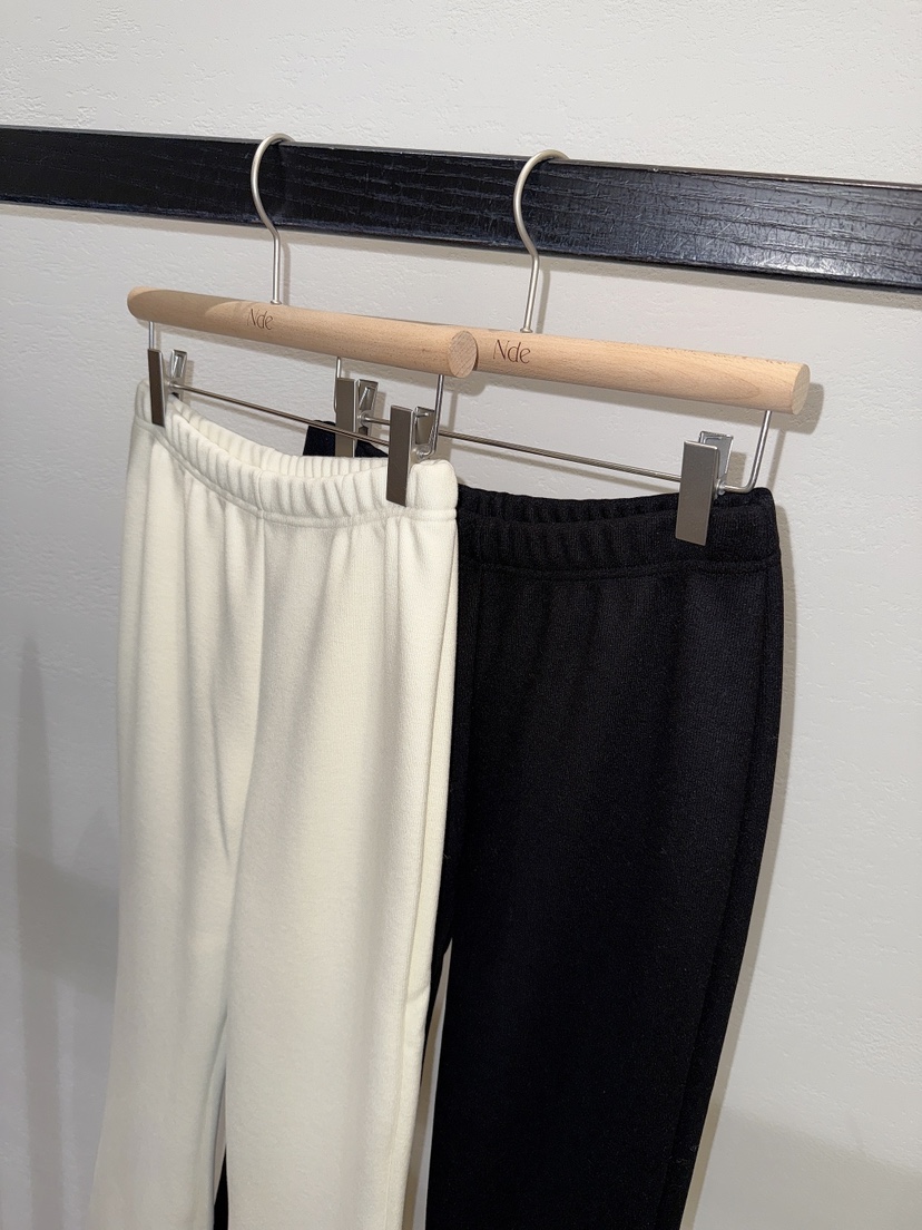 NDE韓國代購㊣女裝新款時尚熱賣人氣休閑推薦休閑褲加絨修身NDE休閑褲