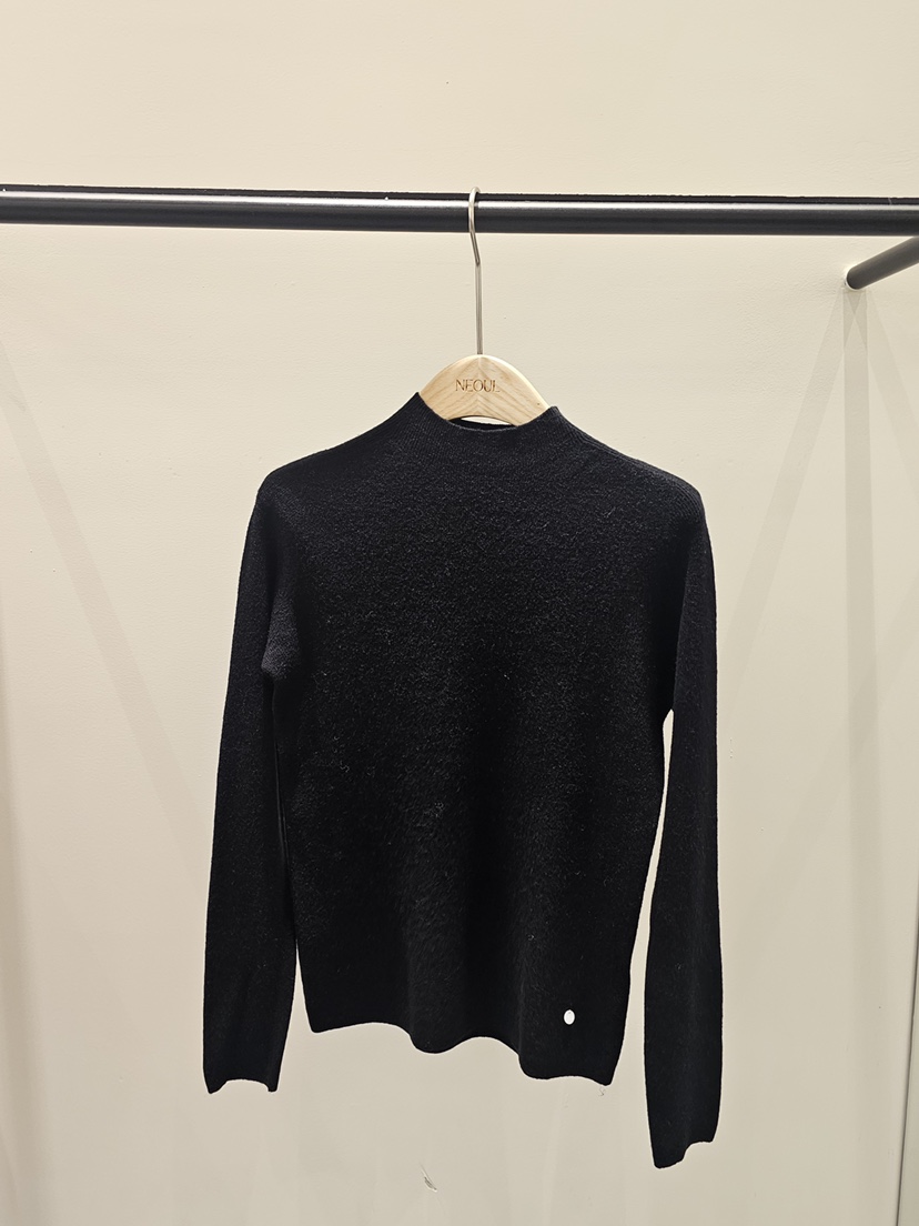 NEOUL東大門㊣代購女士新款休閑真品熱賣時尚25秋冬針織衫羅紋NEOUL/ahin雙領標簽針織衫圖色4