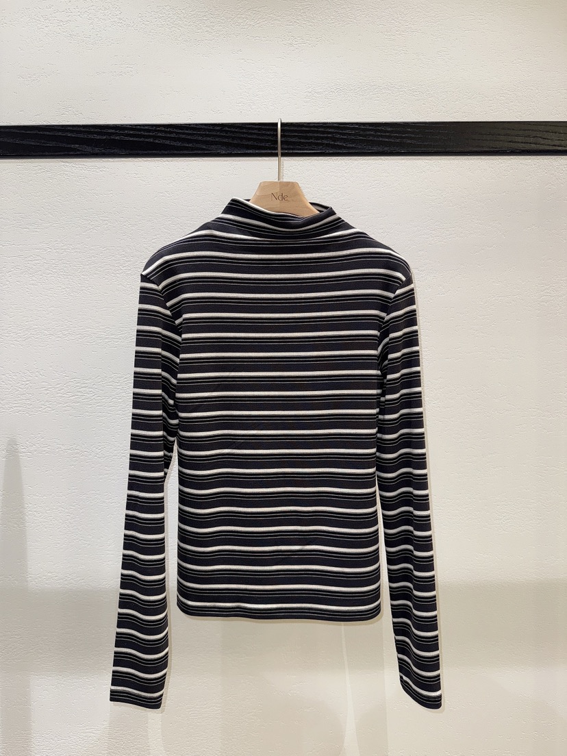 NDE東大門㊣代購女士新品熱賣休閑25秋冬推薦職業長袖T恤高領NDE長袖T恤圖色2