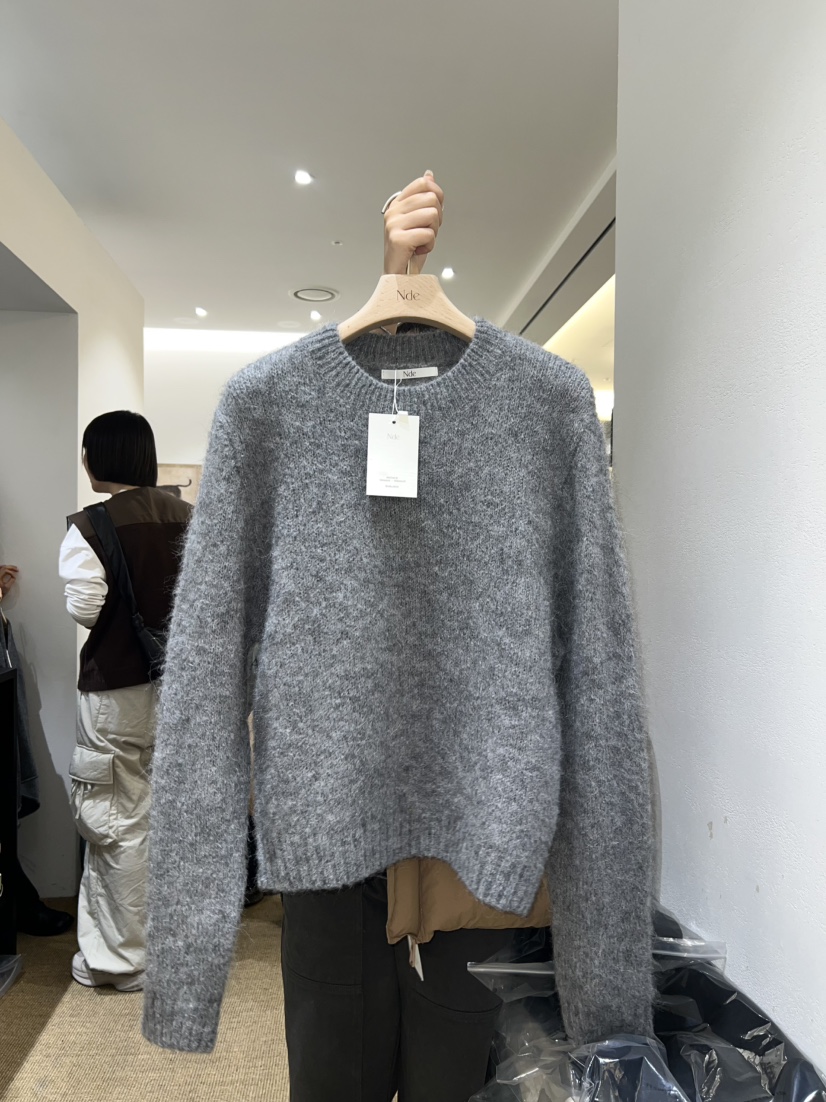 NDE東大門㊣直郵女士新品時尚推薦熱賣人氣休閑25秋冬針織衫NDE針織衫圖色2