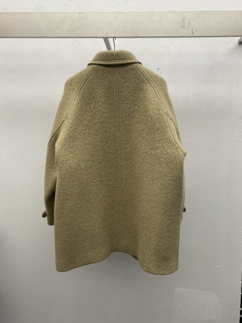 KARE/WEREPIECE東大門㊣代購女士新款職業中長款大衣口袋羊駝KARE/WEREPIECE中長款大衣