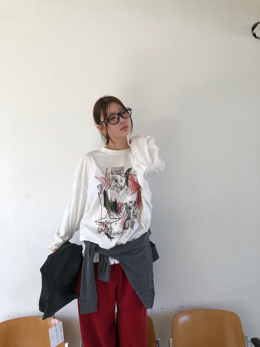 UNBOUND韓國代購㊣女裝新品休閑職業真品推薦熱賣25秋冬長袖T恤UNBOUND長袖T恤