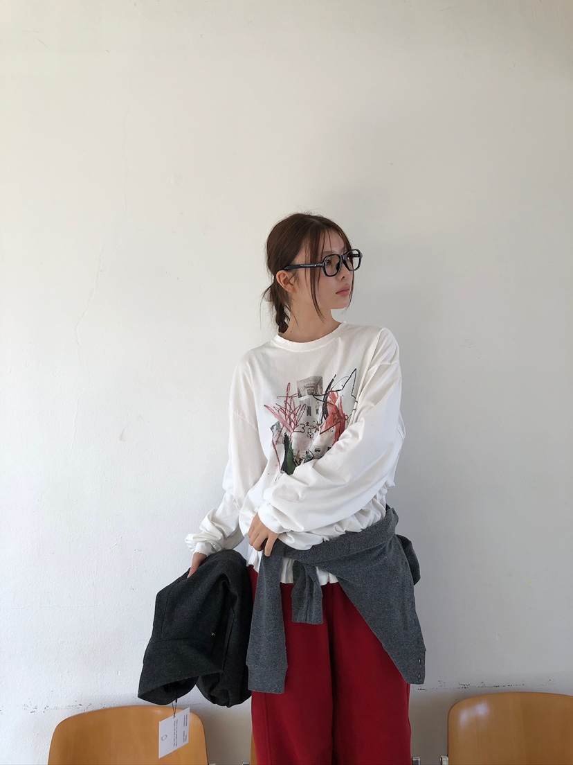 UNBOUND韓國代購㊣女裝新品休閑職業真品推薦熱賣25秋冬長袖T恤UNBOUND長袖T恤