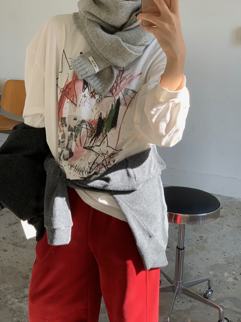 UNBOUND韓國代購㊣女裝新品休閑職業真品推薦熱賣25秋冬長袖T恤UNBOUND長袖T恤