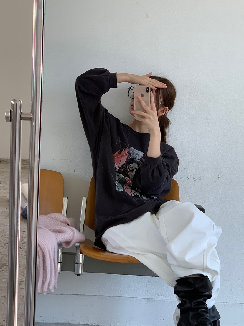 UNBOUND韓國代購㊣女裝新品休閑職業真品推薦熱賣25秋冬長袖T恤UNBOUND長袖T恤