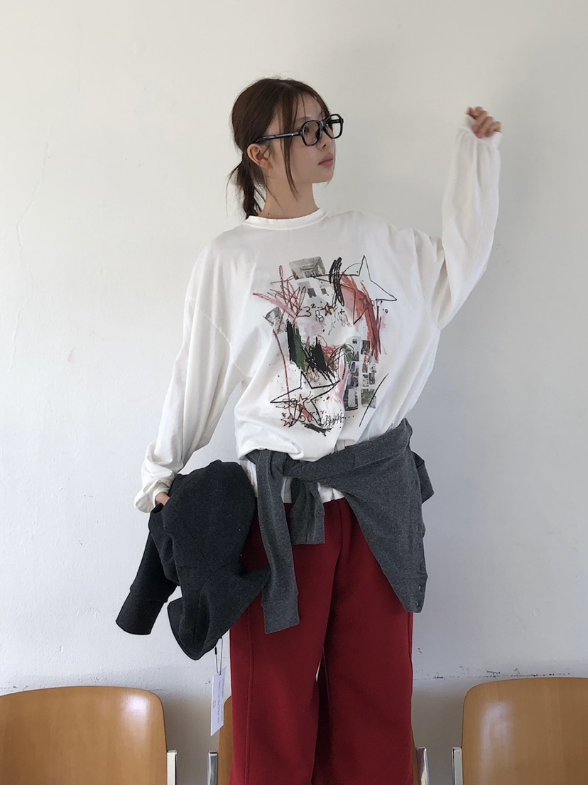 UNBOUND韓國代購㊣女裝新品休閑職業真品推薦熱賣25秋冬長袖T恤UNBOUND長袖T恤