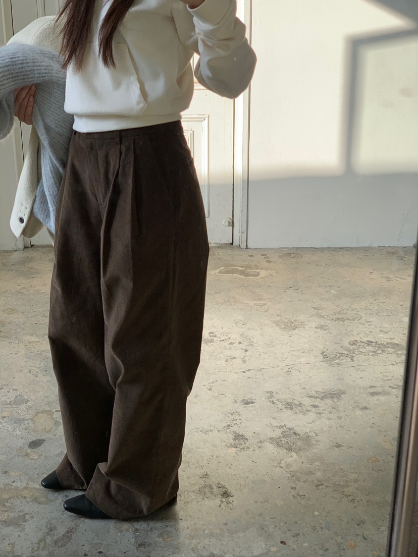 UNBOUND東大門㊣直郵女士新品25秋冬時尚職業休閑推薦休閑褲UNBOUND休閑褲