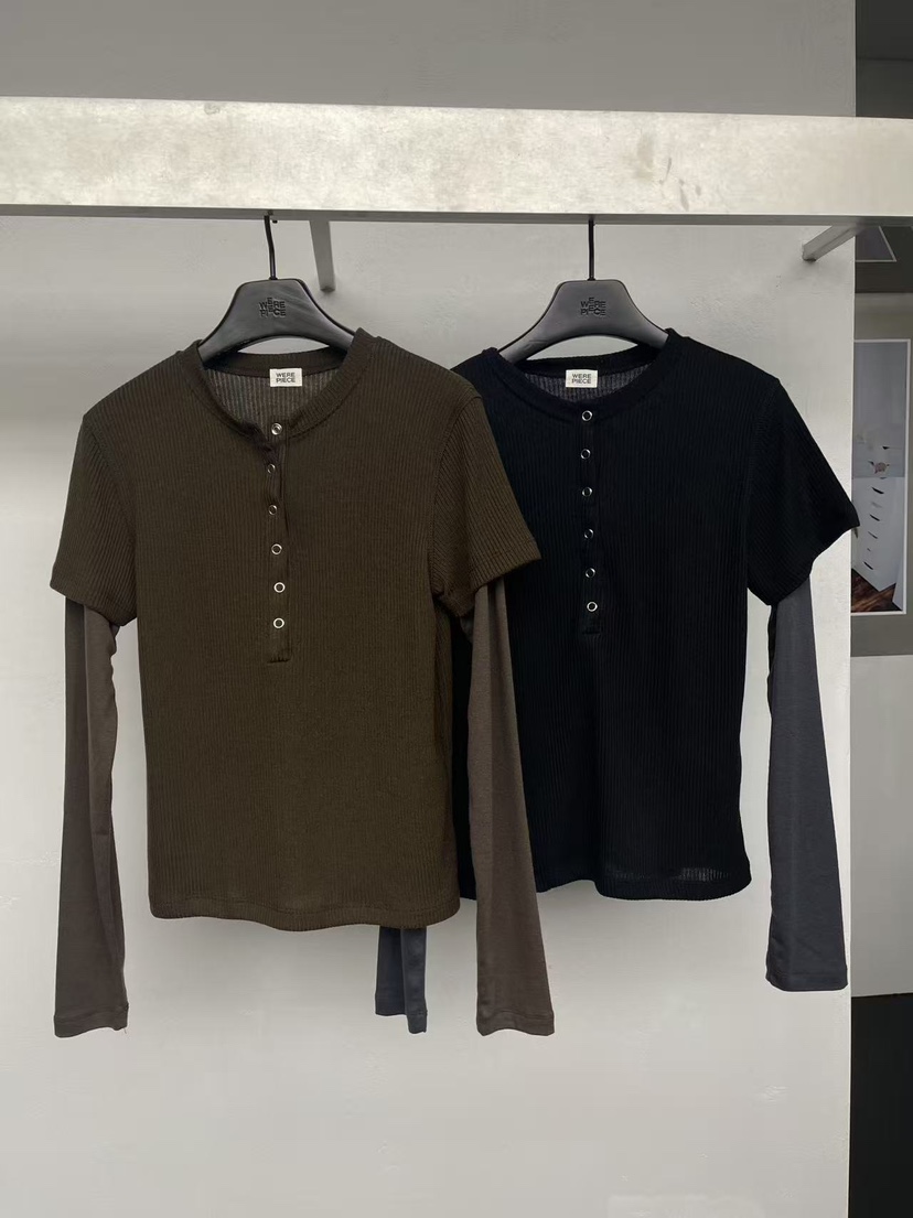 KARE/WEREPIECE東大門㊣代購女裝新款休閑時尚推薦長袖T恤KARE/WEREPIECE長袖T恤