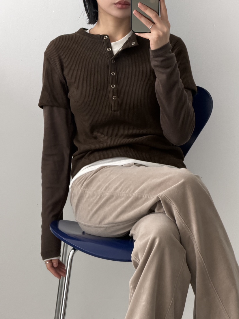 KARE/WEREPIECE東大門㊣代購女裝新款休閑時尚推薦長袖T恤KARE/WEREPIECE長袖T恤